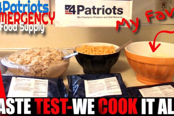 ✅4Patriots Emergency Food | Taste 😋Test & Review