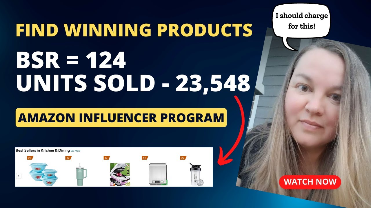 NEXT LEVEL Product Research for the Amazon Influencer Program Shoppable Videos