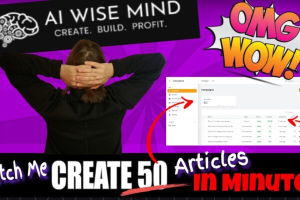 ✅AiWiseMind Demo | 👀Watch Me Schedule 50 Articles in Minutes!!!