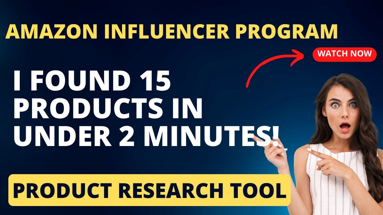 Find products with NO VIDEOS fast for the Amazon Influencer Program! THE ONLY TOOL OF ITS KIND!