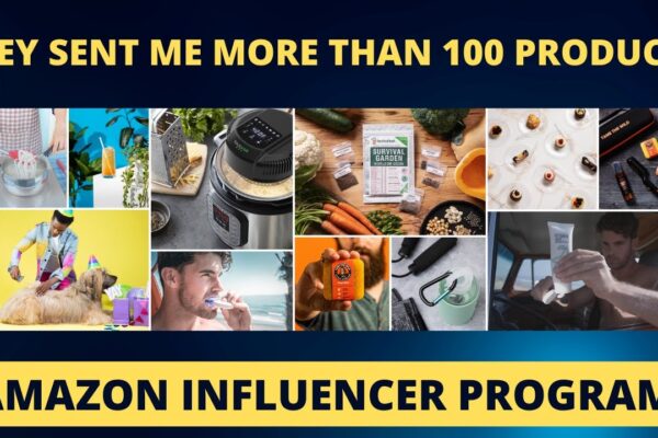 This company sends Amazon Influencers 20 FREE PRODUCTS per month!