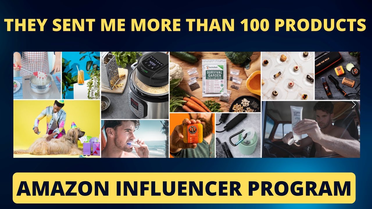 This company sends Amazon Influencers 20 FREE PRODUCTS per month!