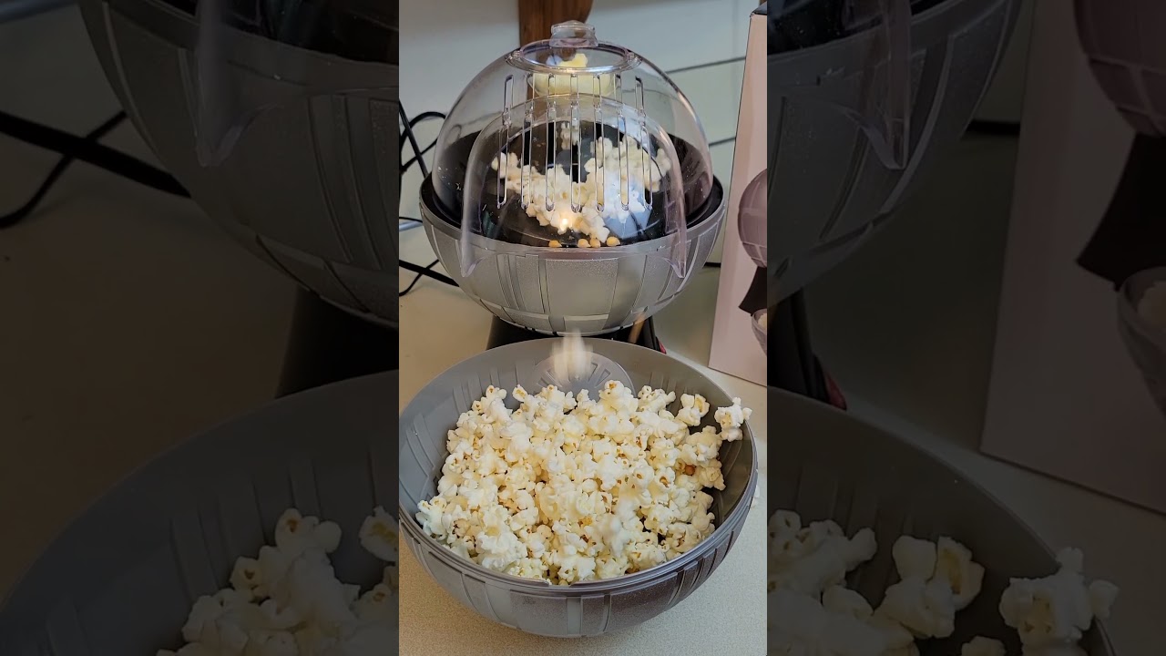 Death Star Popcorn Popper  #shorts #deathstar #popcornlovers