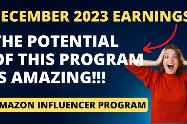 Revealing my December 2023 Amazon Influencer Program Earnings! #amazoninfluencerprogram