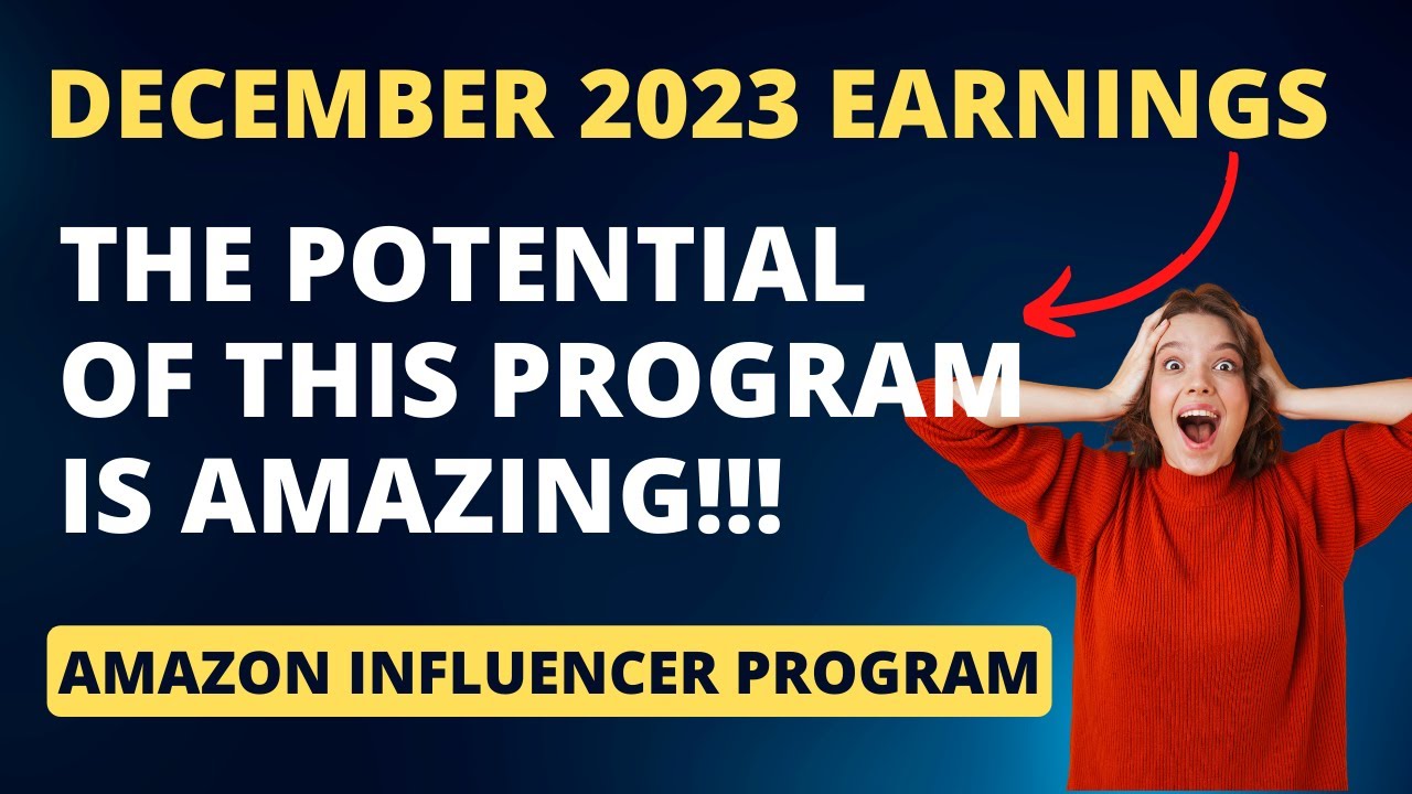 Revealing my December 2023 Amazon Influencer Program Earnings! #amazoninfluencerprogram